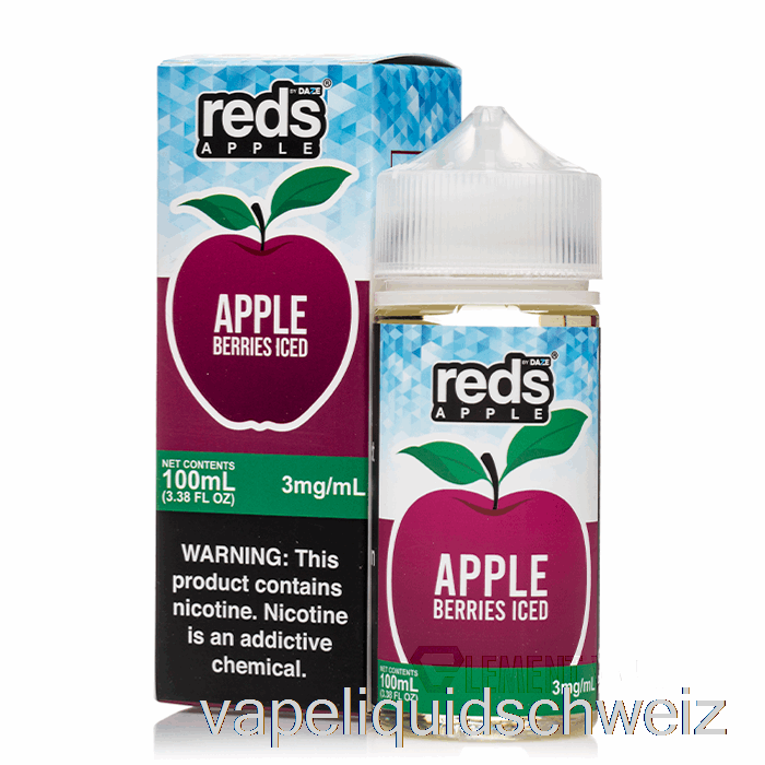 Eisbeeren – E-Saft Aus Roten Äpfeln – 7 Daze – 100 Ml, 6 Mg Vape Schweiz